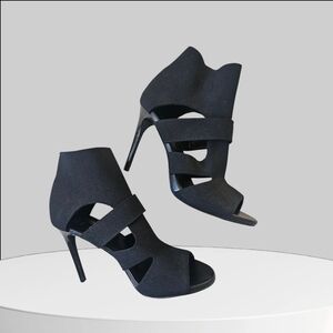 Mix No. 6 Black Cutout Stiletto Heels Size 8.5